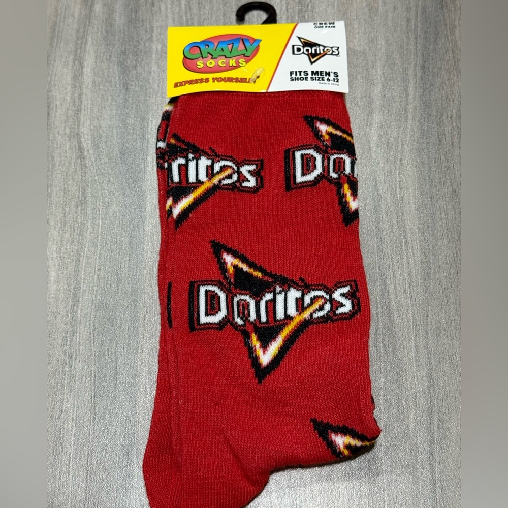 Doritos Red Men's Socks-Brand New
